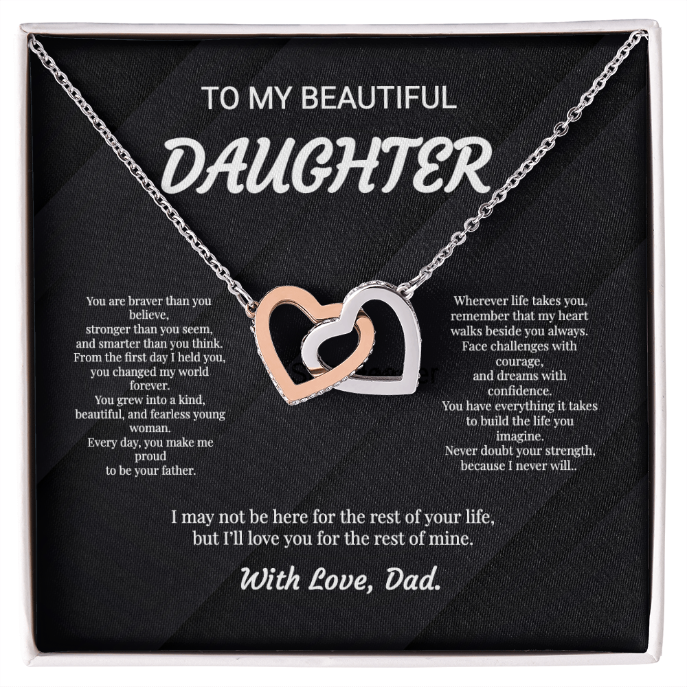 To My Beautiful Daughter | Hearts Gift from Dad