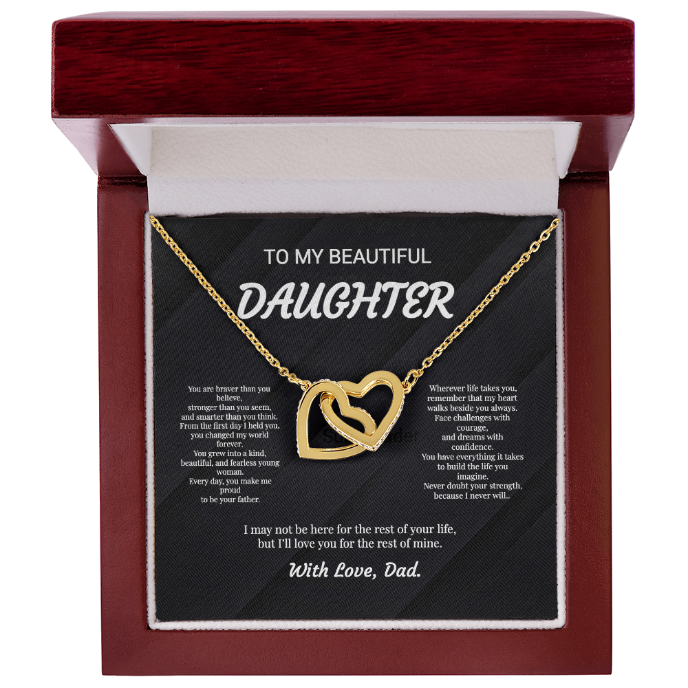 To My Beautiful Daughter | Hearts Gift from Dad