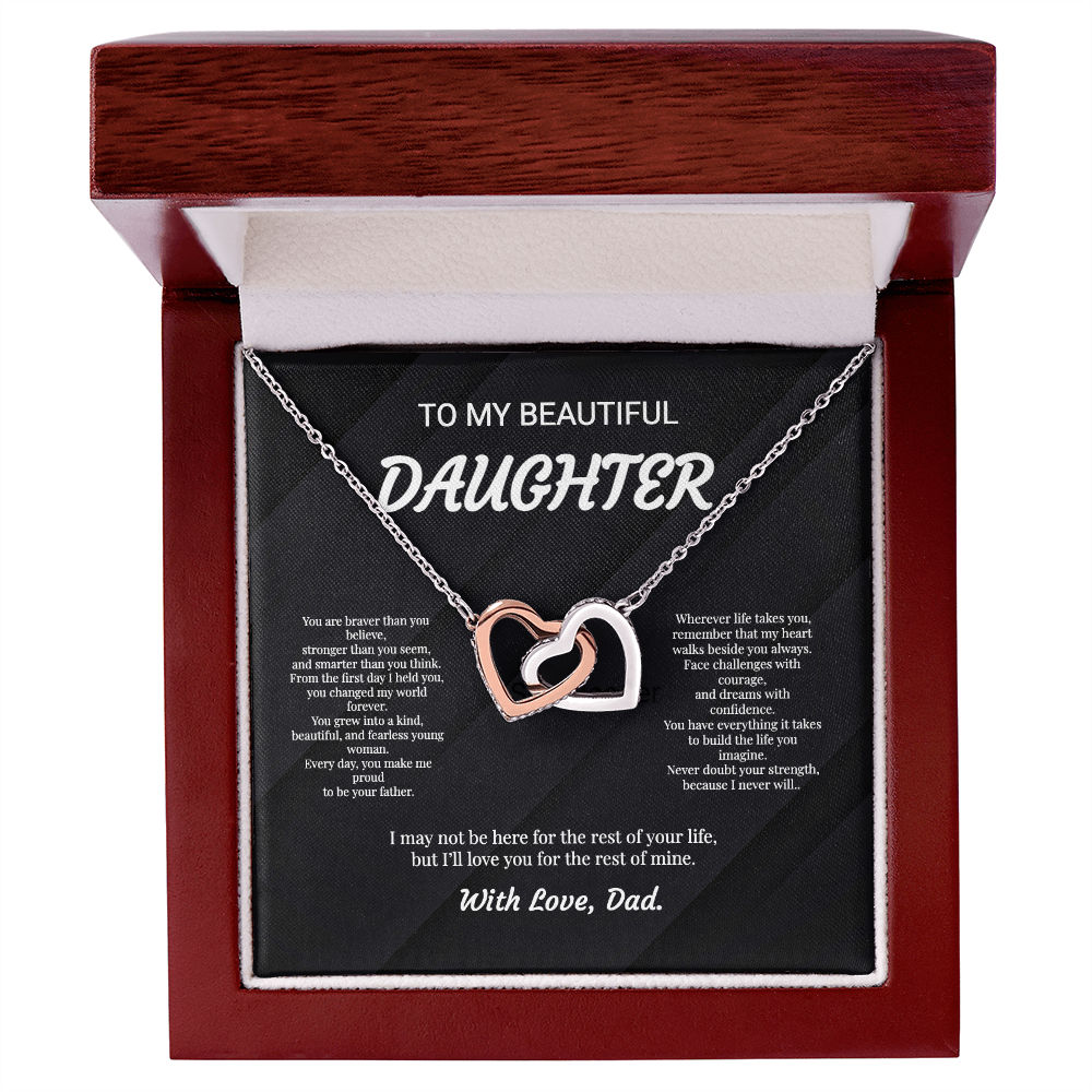 To My Beautiful Daughter | Hearts Gift from Dad