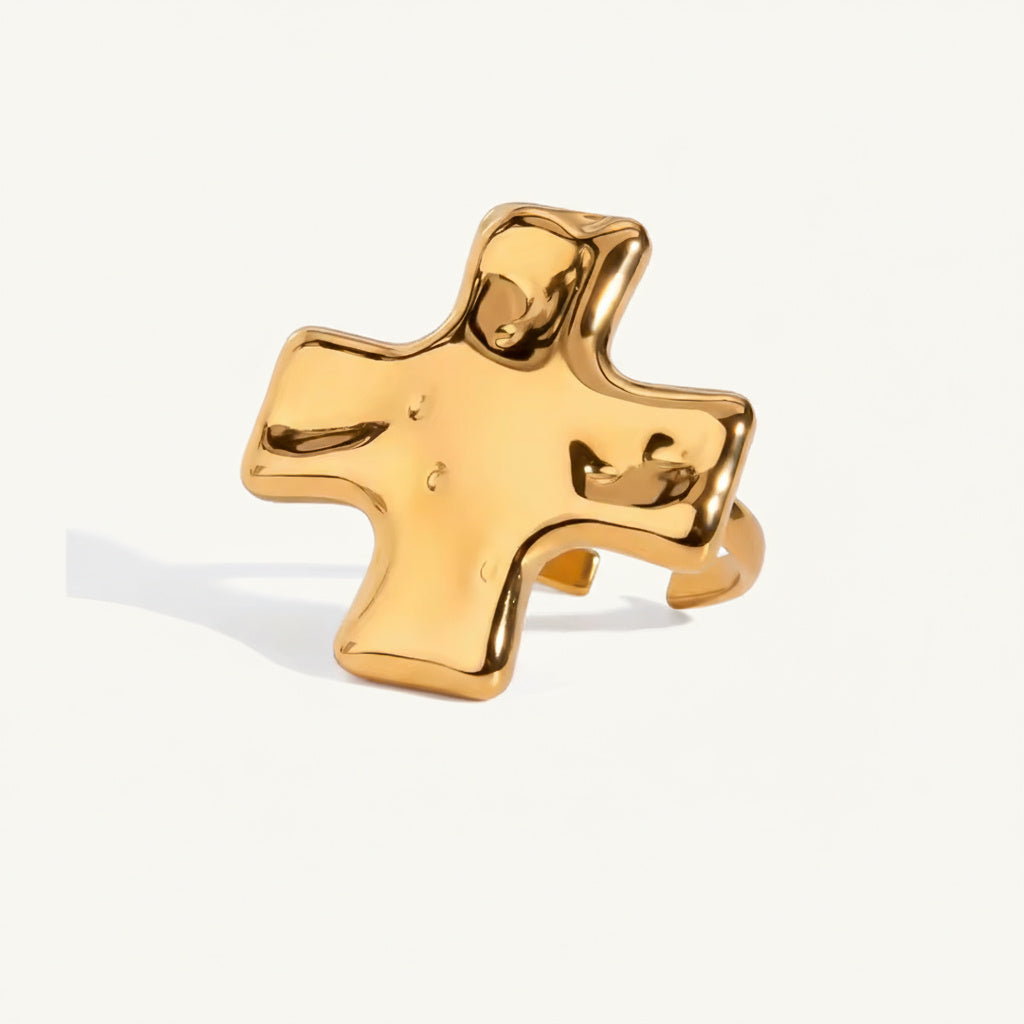 Croce Dorata Ring