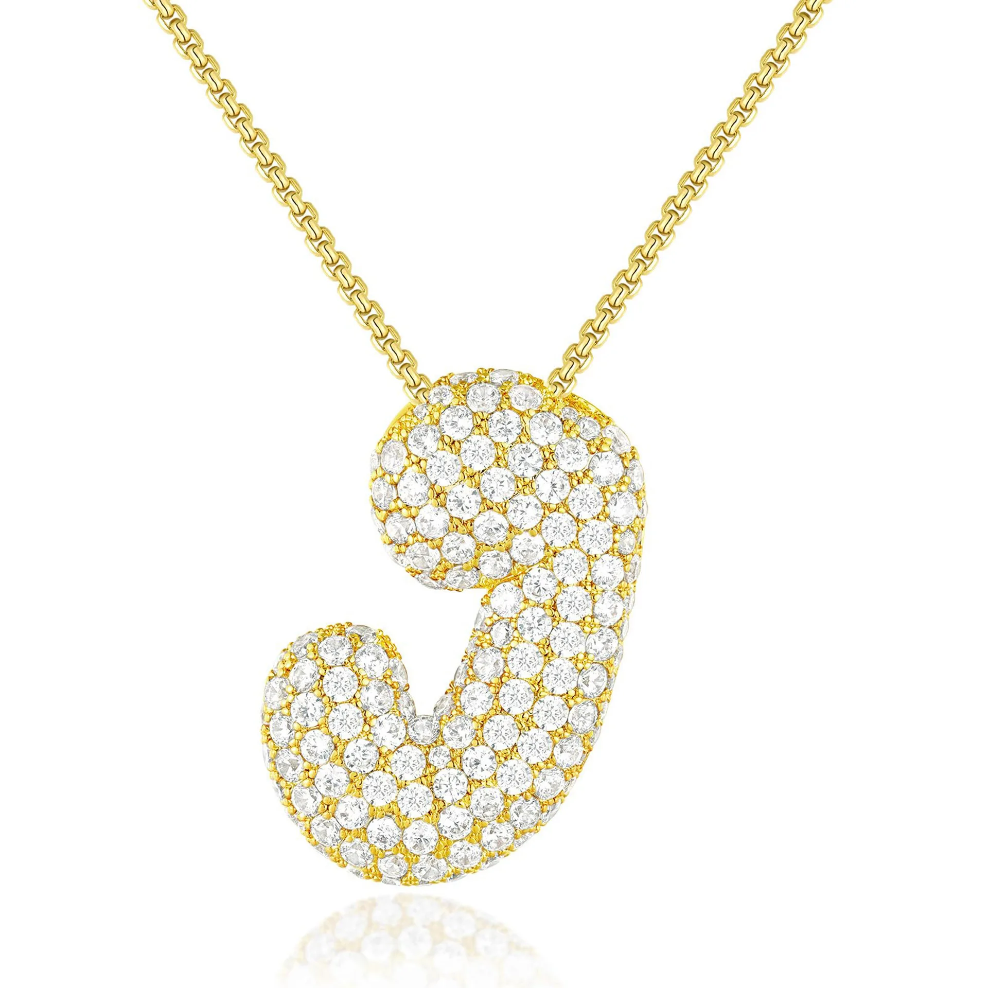 BRINDISI™ Crystal Bubble Letter Necklace