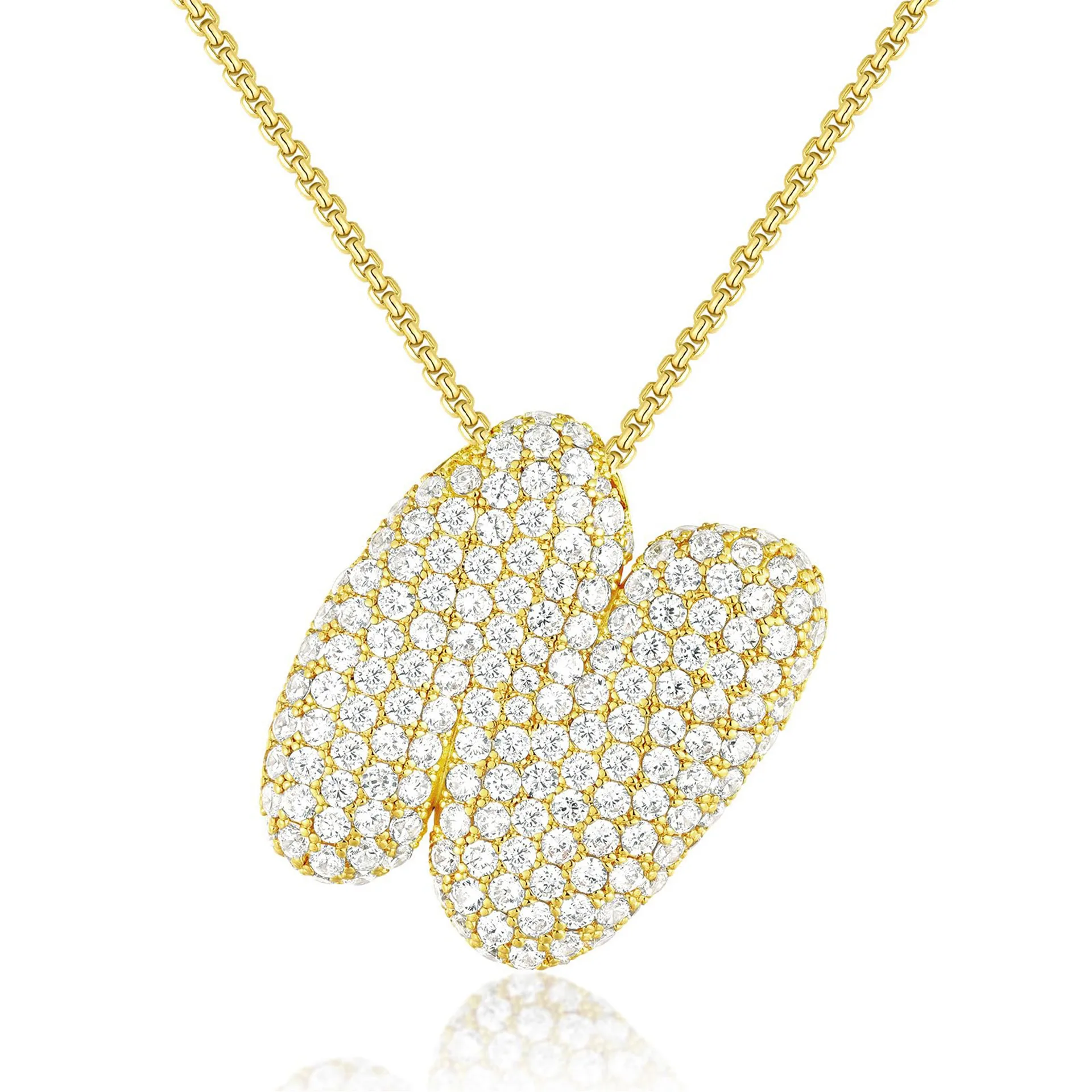 BRINDISI™ Crystal Bubble Letter Necklace