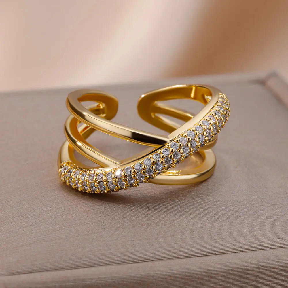 BRINDISI™ Double Crossed Ring