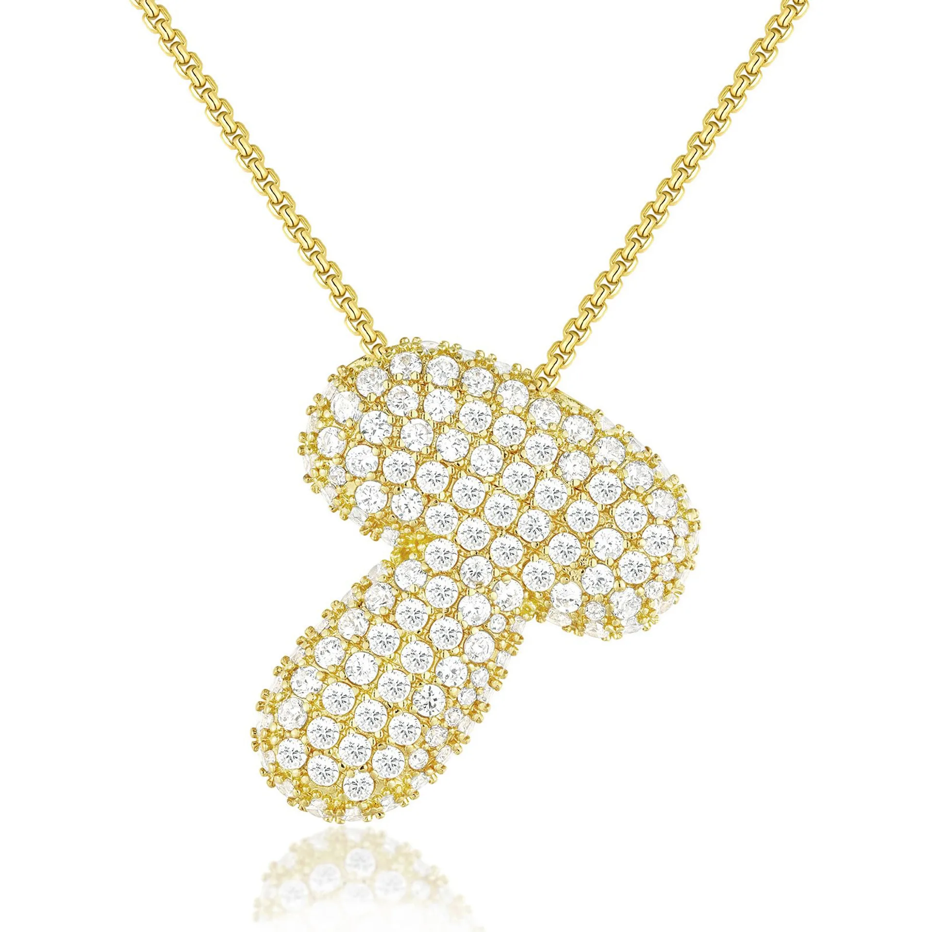 BRINDISI™ Crystal Bubble Letter Necklace