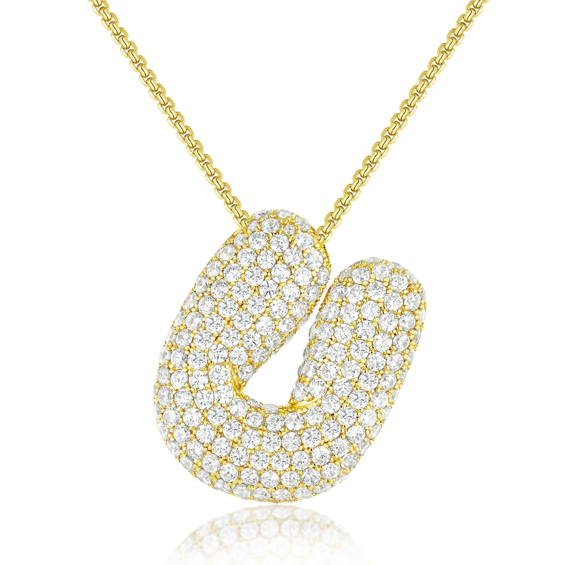 BRINDISI™ Crystal Bubble Letter Necklace