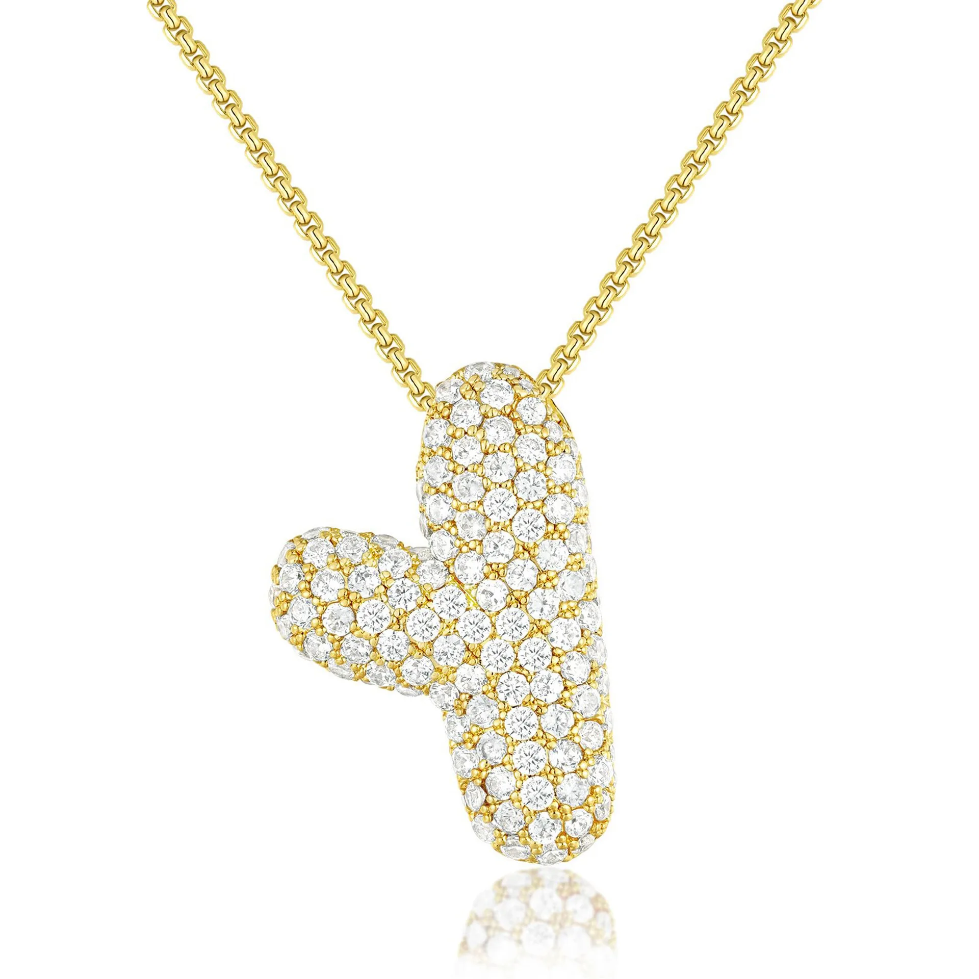 BRINDISI™ Crystal Bubble Letter Necklace