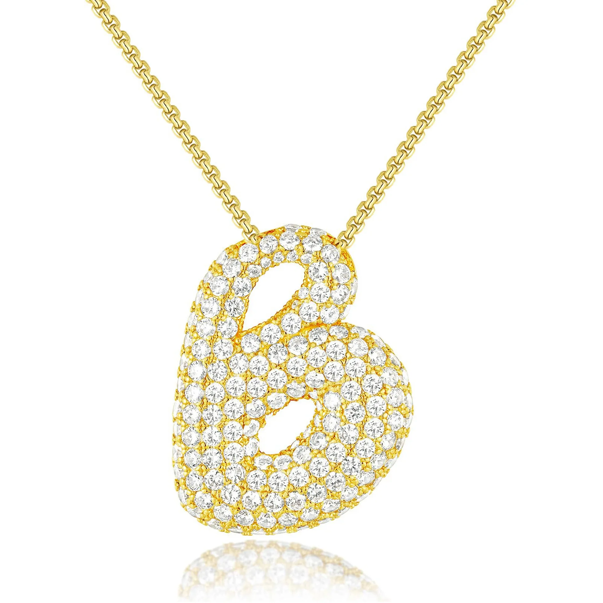 BRINDISI™ Crystal Bubble Letter Necklace