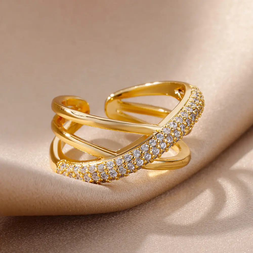 BRINDISI™ Double Crossed Ring