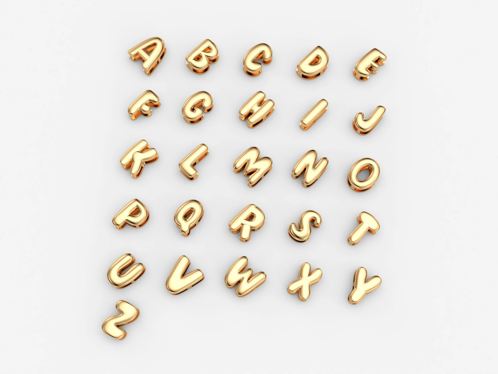 BRINDISI™ Bubble Name Letter Necklace