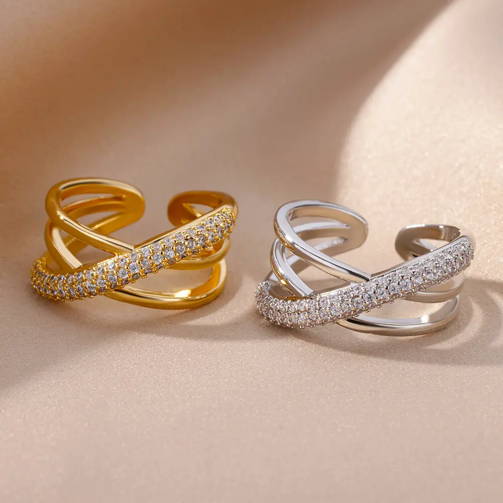 BRINDISI™ Double Crossed Ring