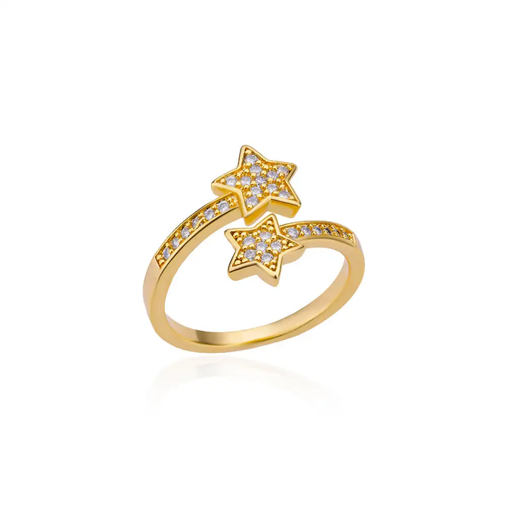 BRINDISI™ Double Star Crystal Ring