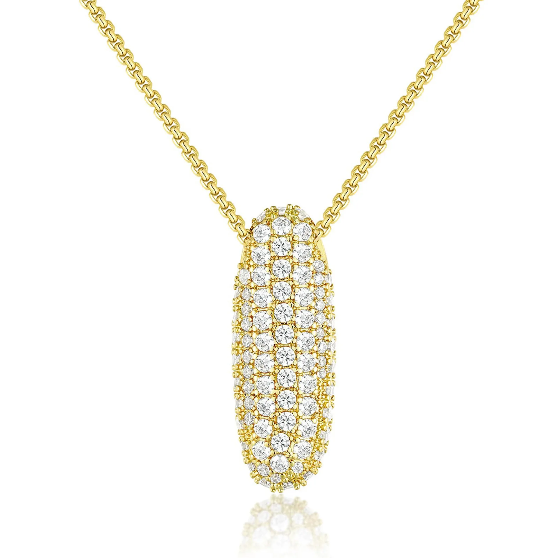 BRINDISI™ Crystal Bubble Letter Necklace