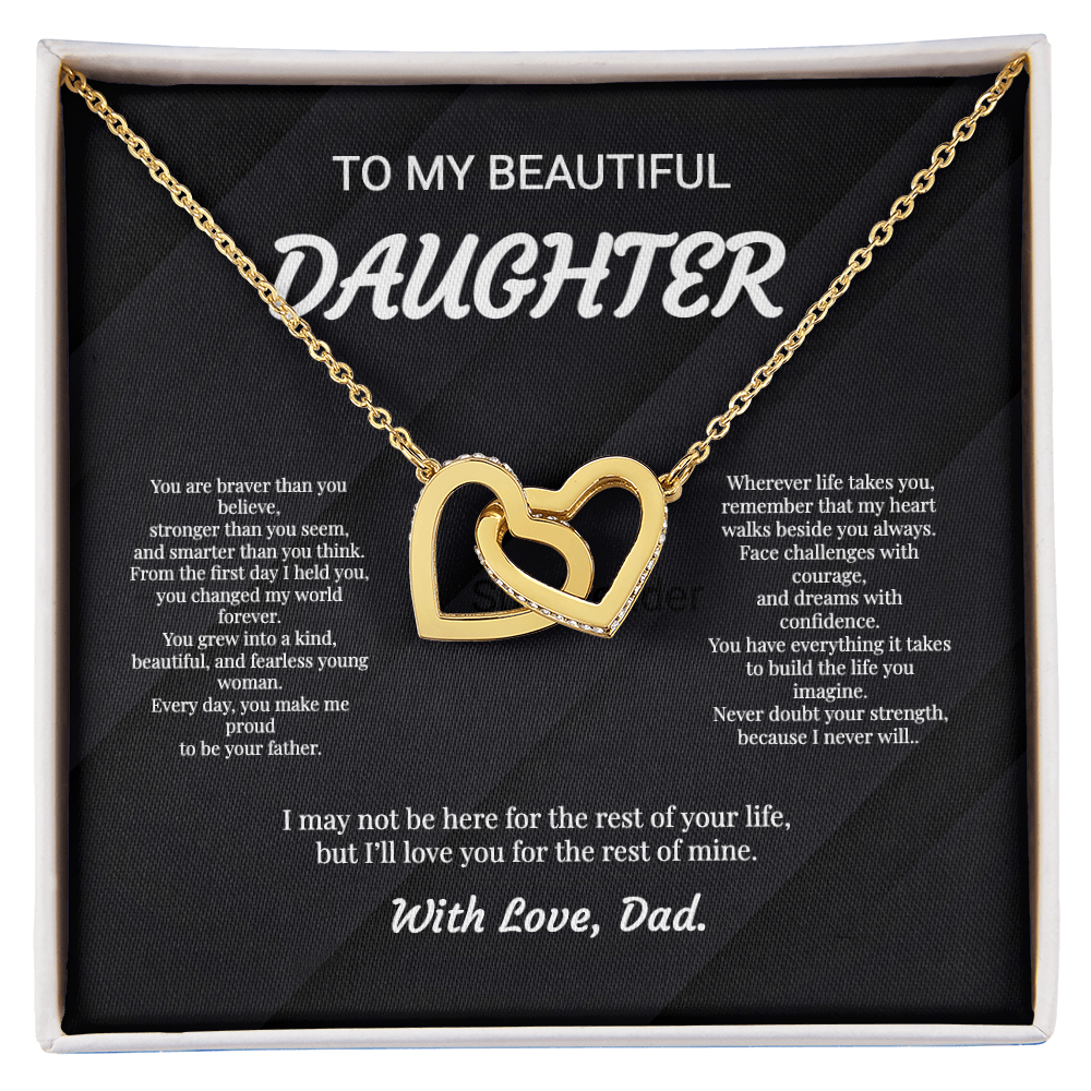 To My Beautiful Daughter | Hearts Gift from Dad