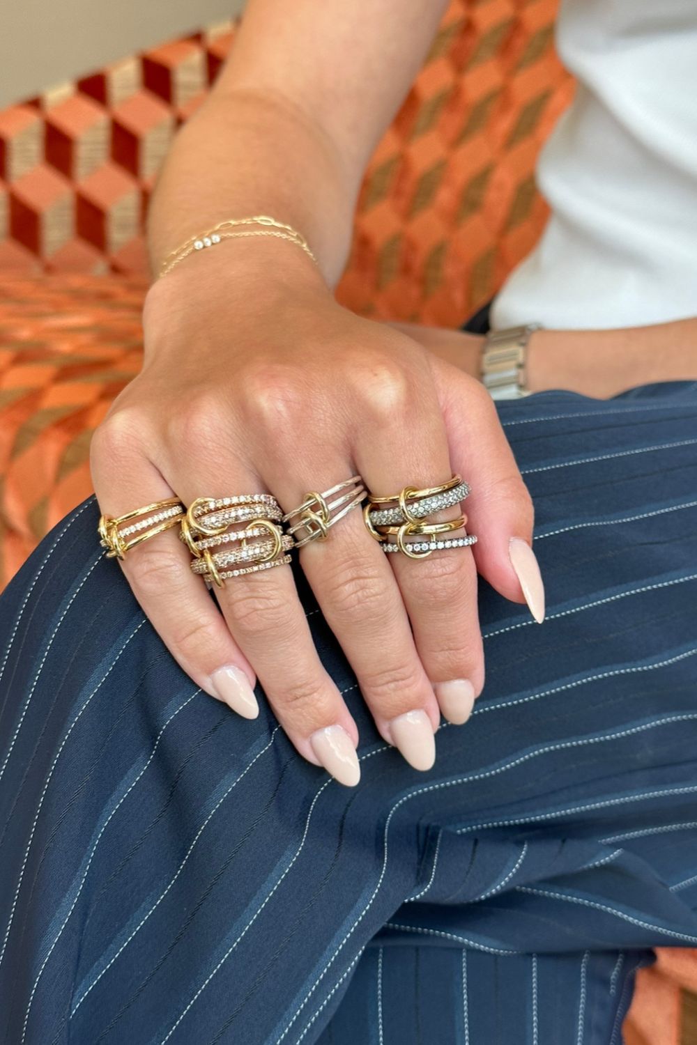 Vincenza Stack Ring